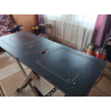 Верстак стол складной столярный с упорами, толкателем и старт-розеткой K-006