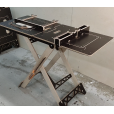 Верстак стол складной столярный с упором для пилы K-002