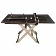 Верстак стол складной столярный с упорами, толкателем и старт-розеткой K-006